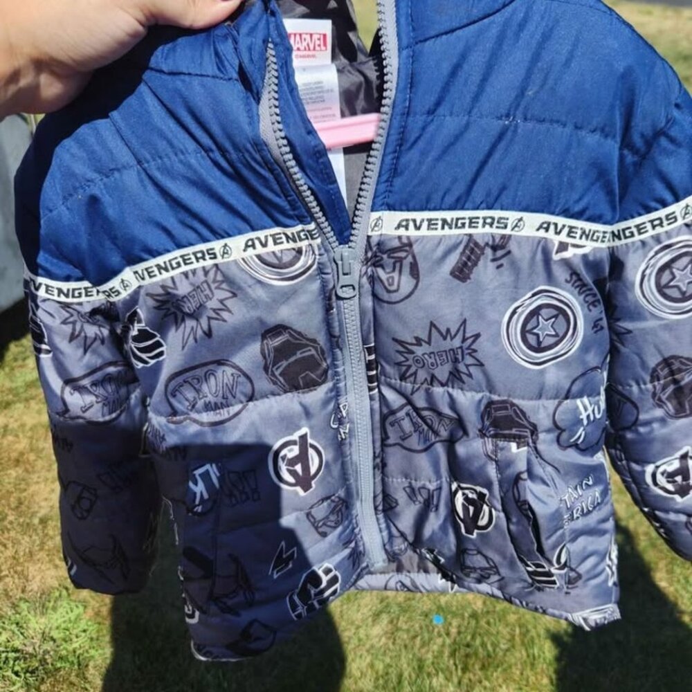 Boys avengers winter jacket